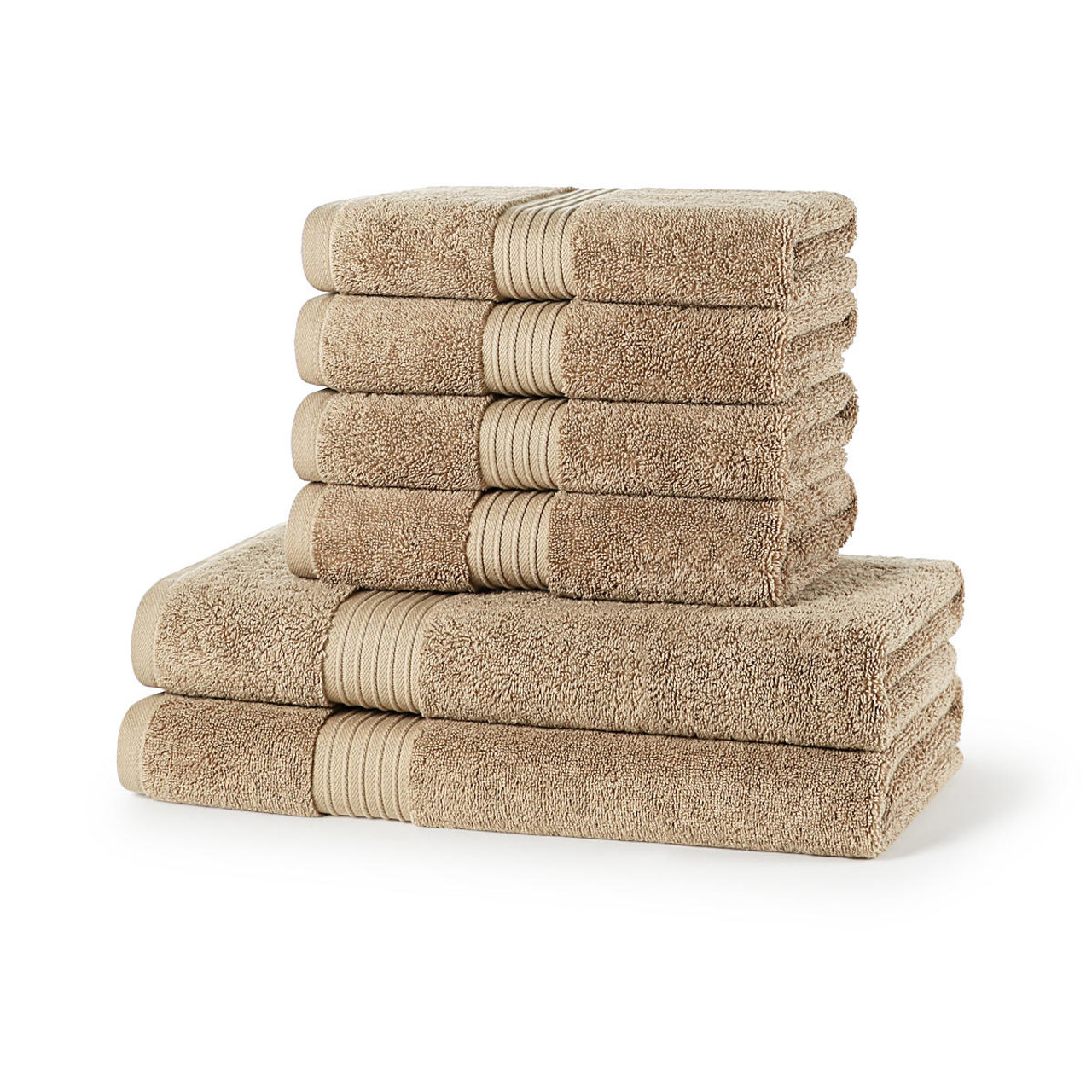 6 Piece 700GSM Towel Bale 4 Hand Towels 2 Bath Towels The Towel Shop