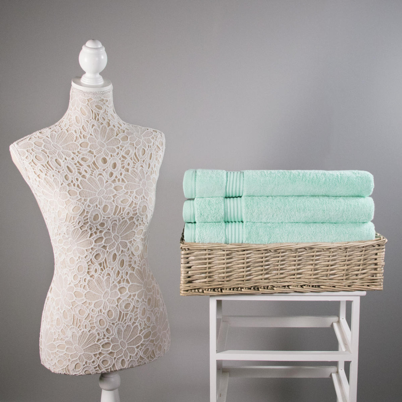 700 GSM Ultimate Bamboo Duck Egg Blue Bath Towel The Towel Shop