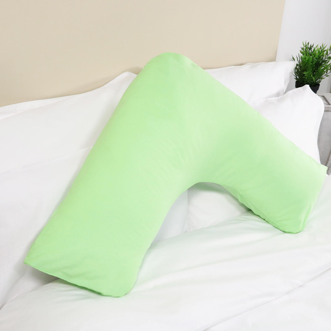 Large v shaped pillow cases discount