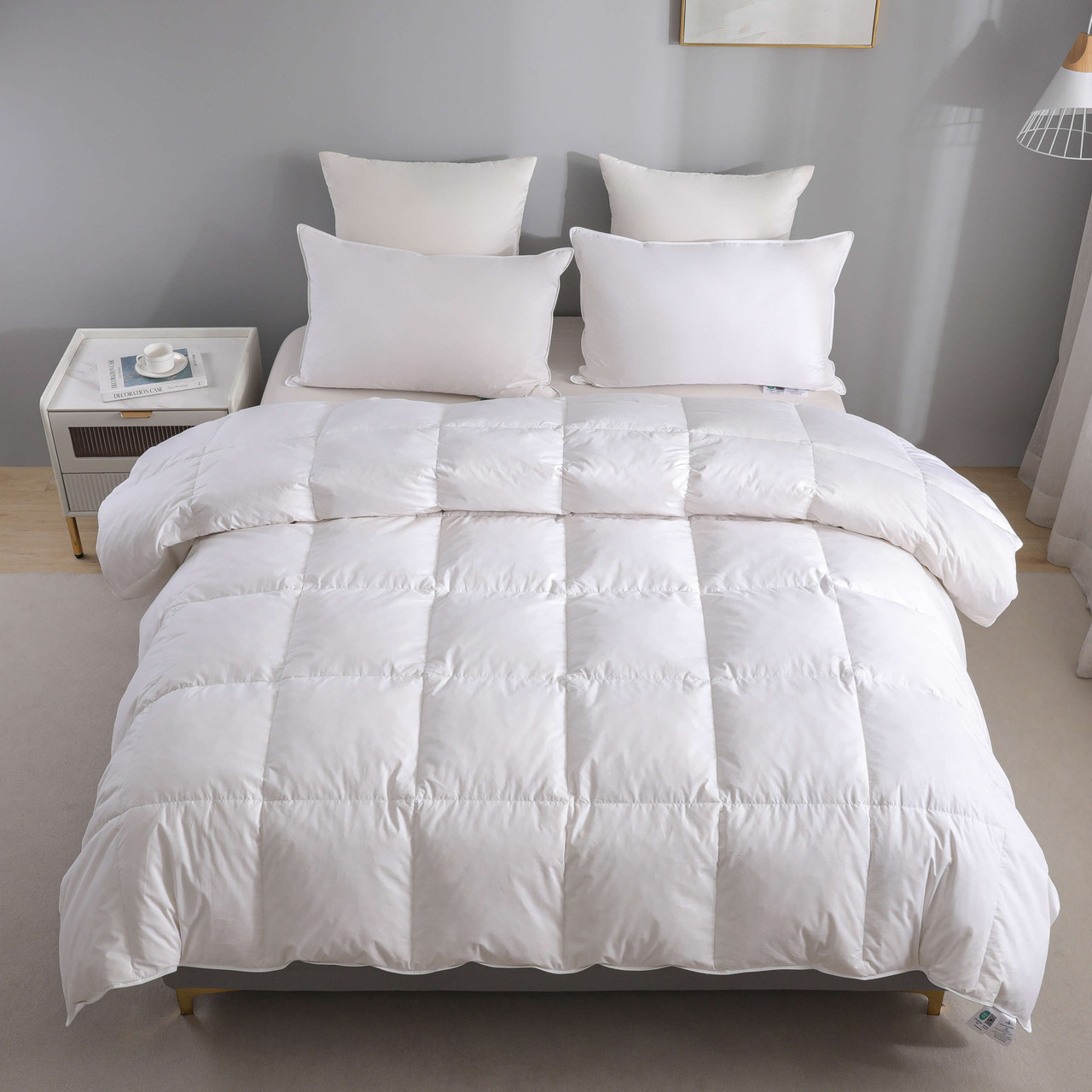 13.5 Tog Goose Feather Down Duvet OekoTex Certified The Towel Shop