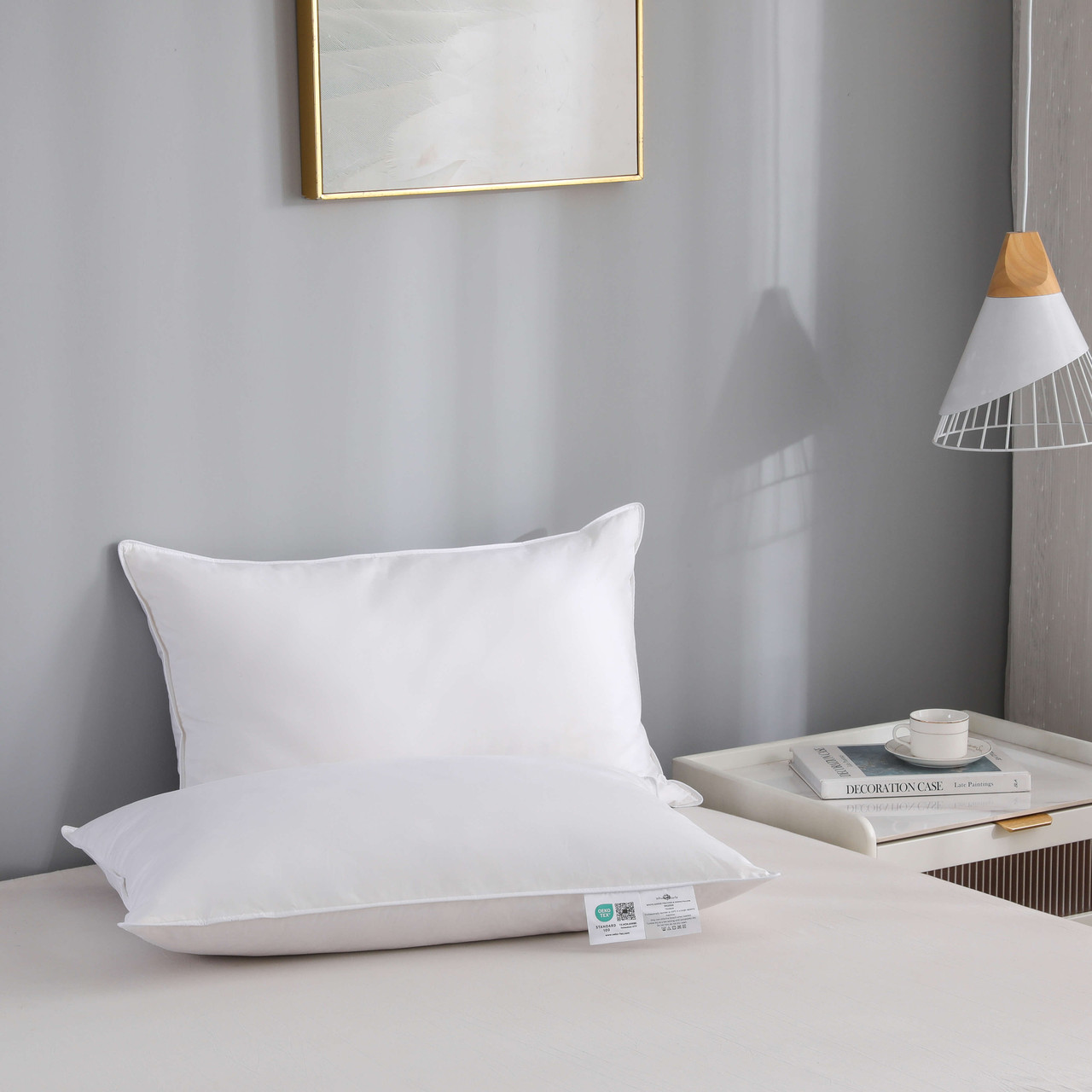 Feather bed pillows sale clearance