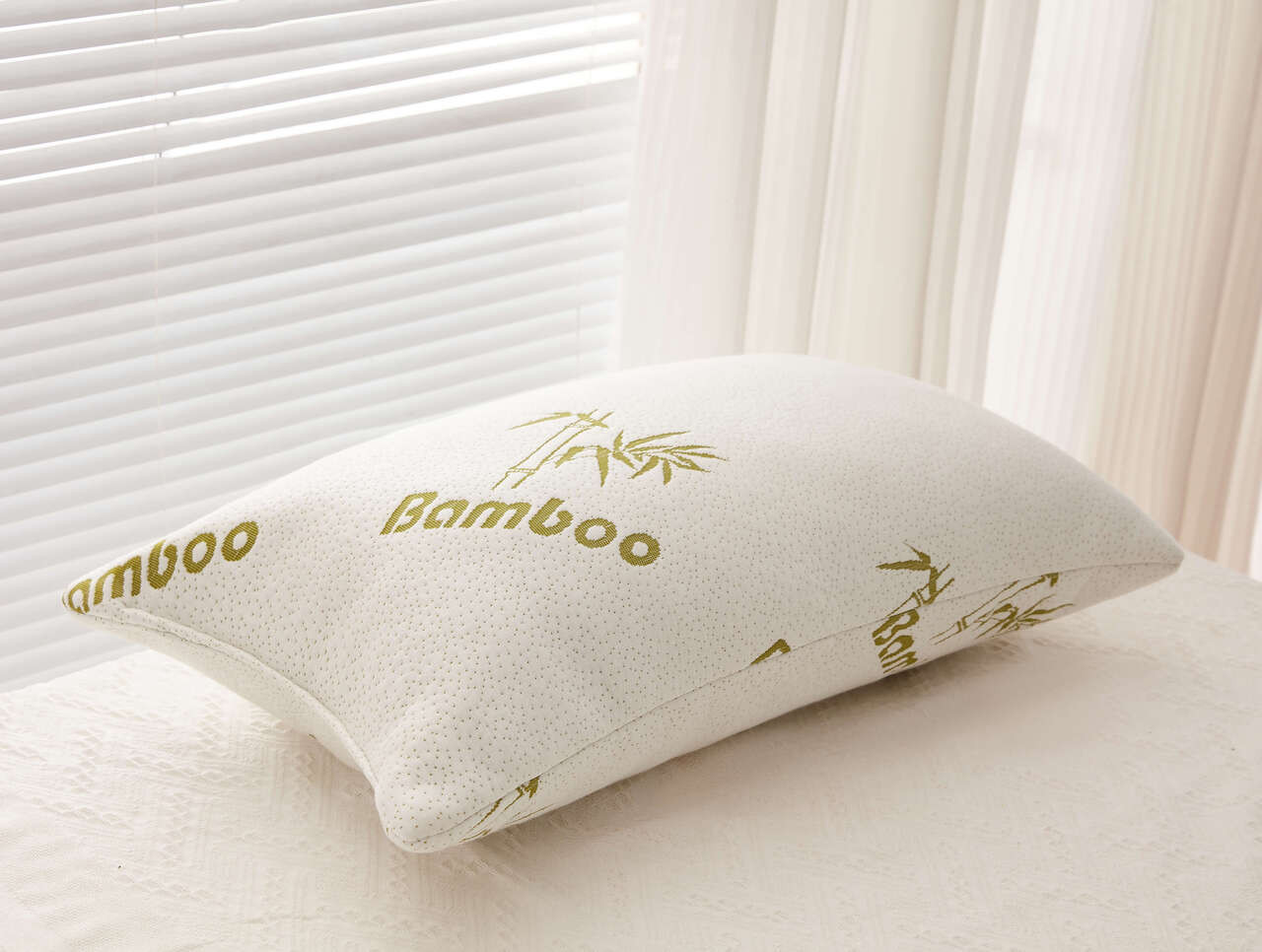 Bamboo Memory Foam Layered Pillow The Towel Shop