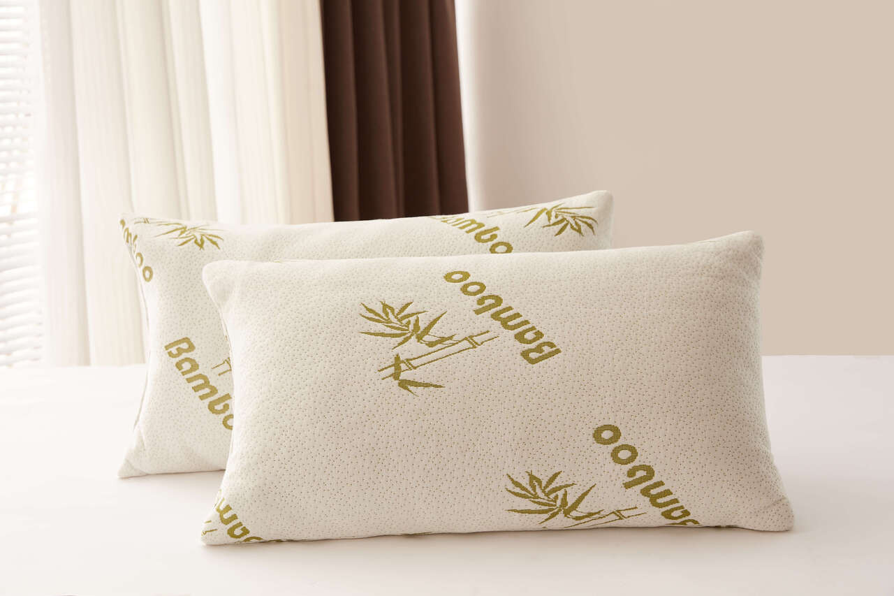 Luxury bamboo memory foam pillow shop