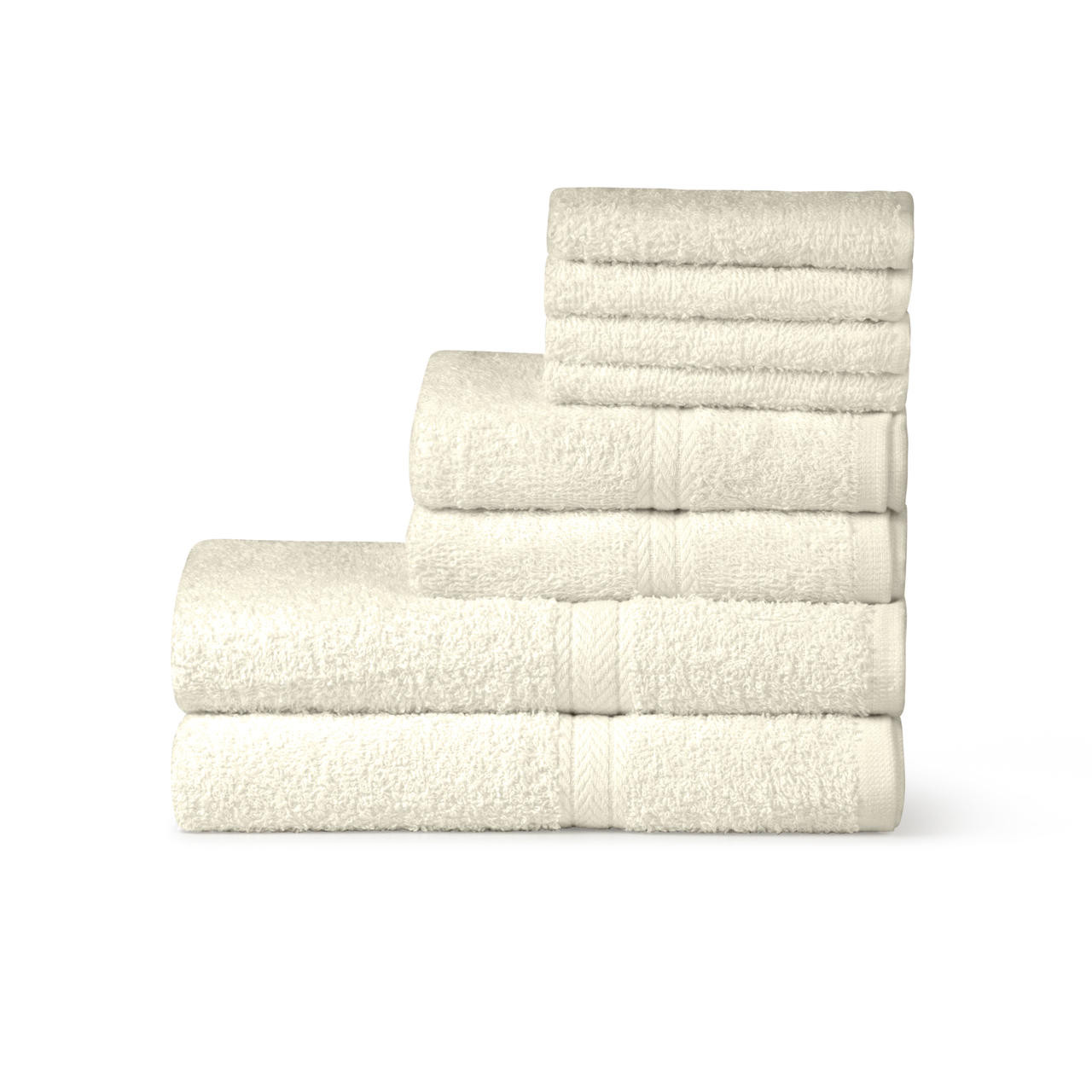 6 Piece 450GSM Value Range Towel Bale 2 Face Cloths 2 Hand Towels 2 Bath Towels The Towel Shop