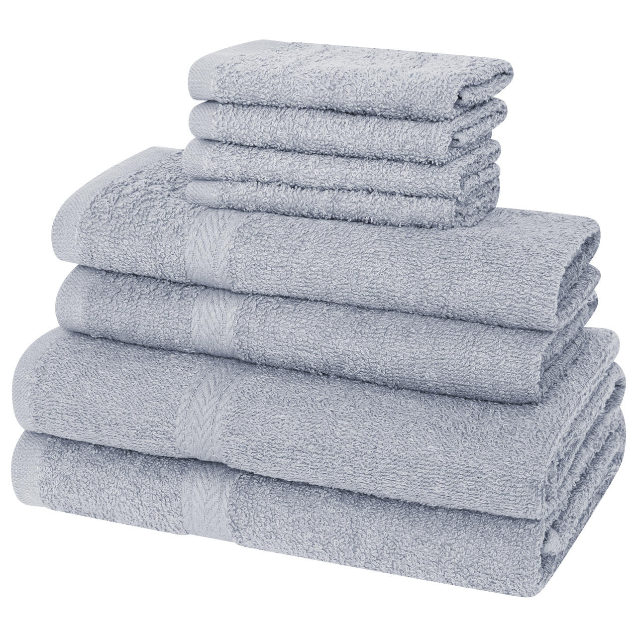8 Piece 450GSM Value Range Towel Bale 4 Face Cloths 2 Hand Towels 2 Bath Towels The Towel Shop