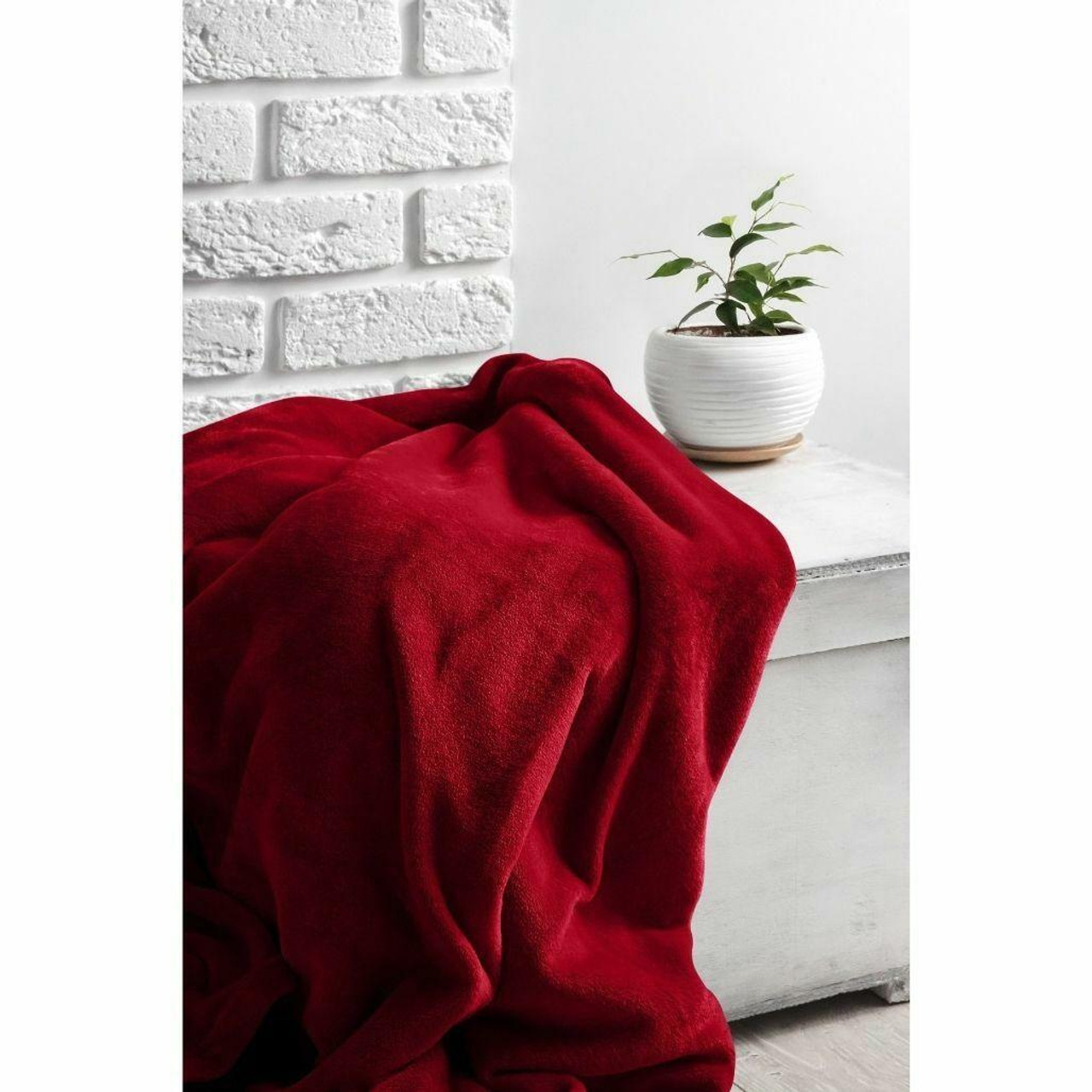 Red fleece sale blanket