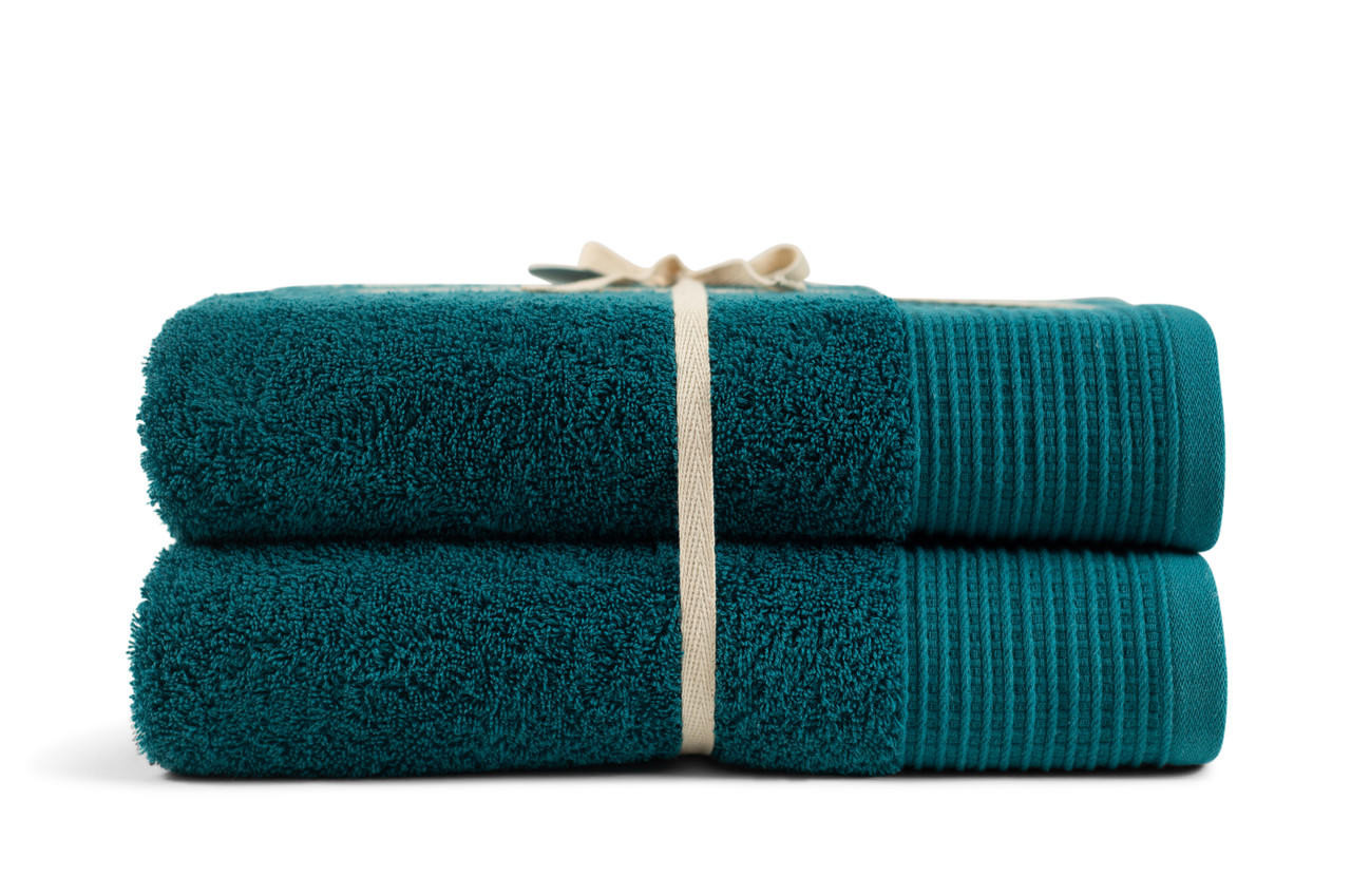 100 Organic Cotton Bath Towels Gift Ribboned The Towel Shop