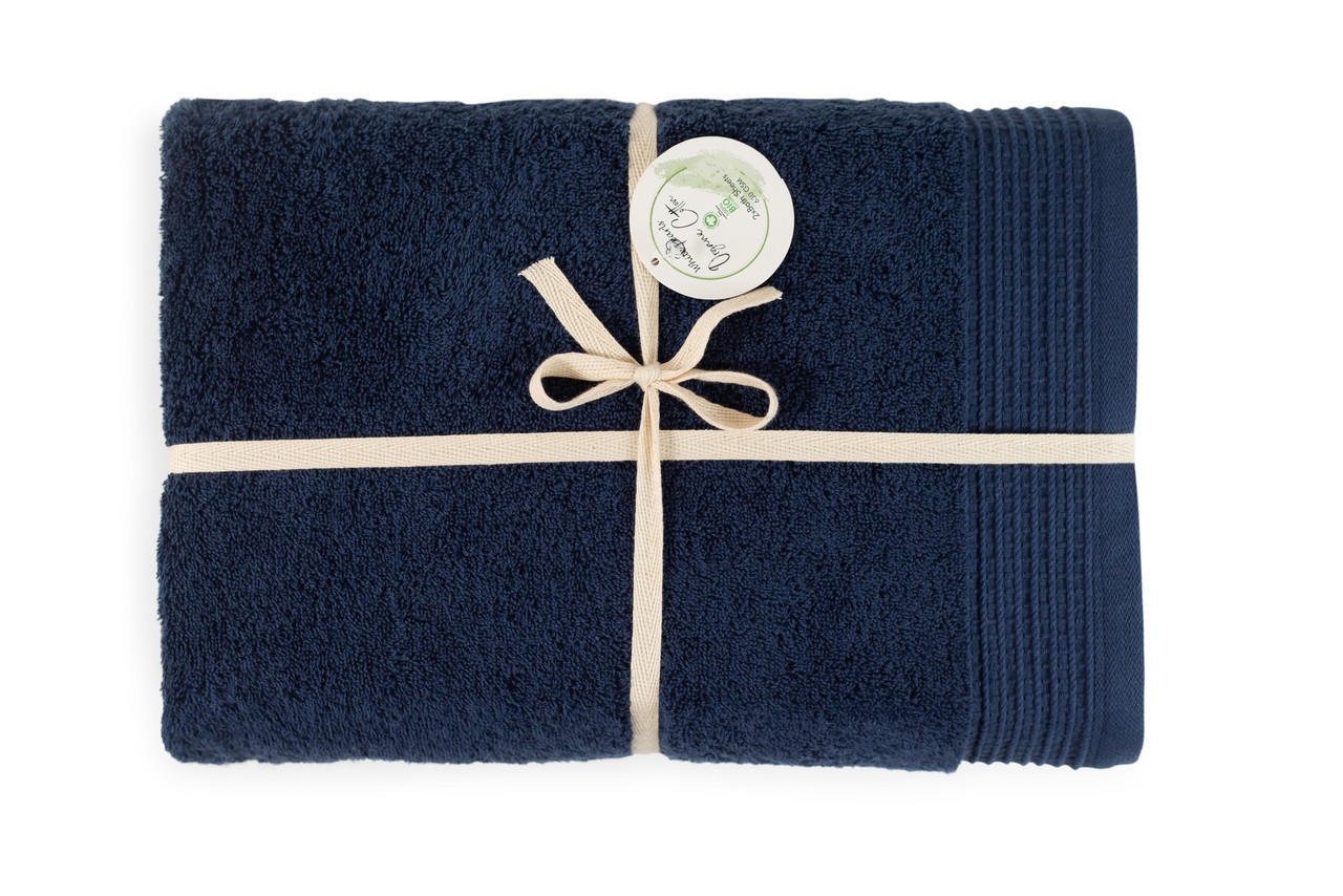 Blue and gold hot sale towels