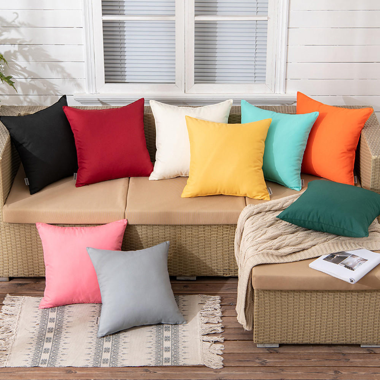 Premium Waterproof Cushion Covers 45x45cm The Towel Shop