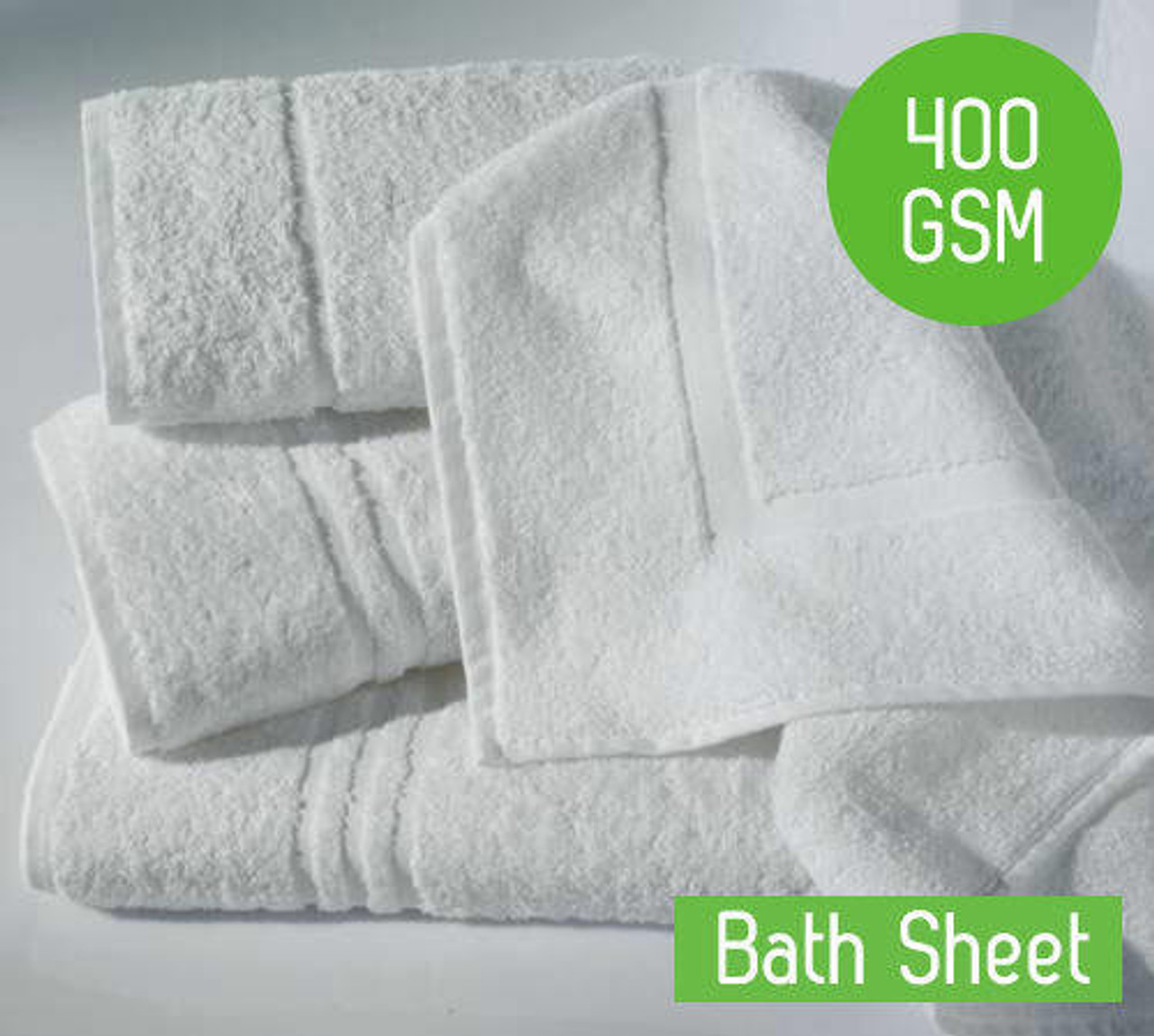 Low Cost 400 GSM Institutional and Hotel Bath Sheets With Price Promise Guarantee