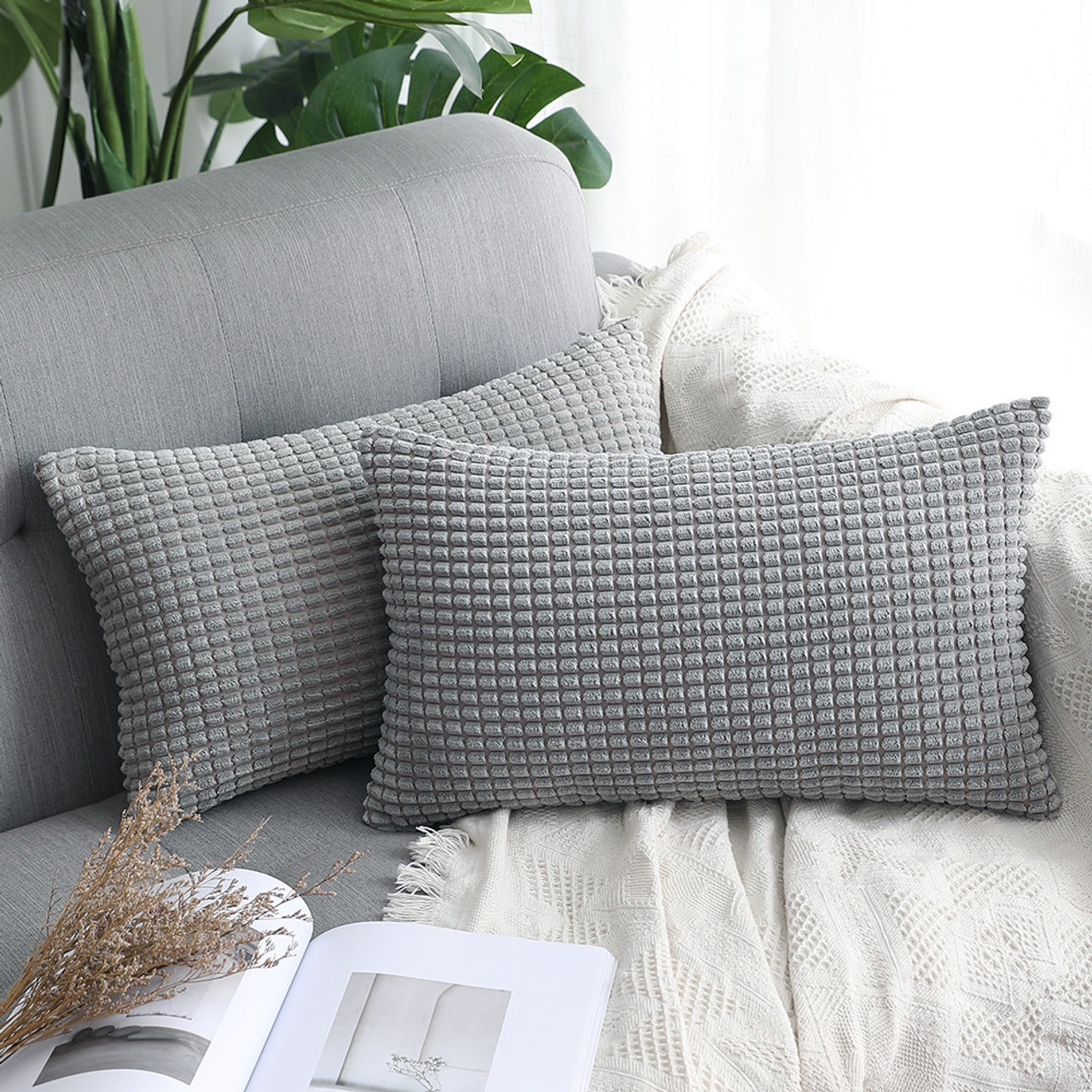 Grey cushions sale best sale