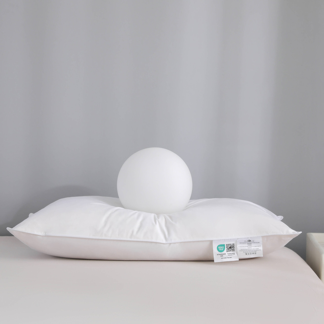 Goose down bed pillows top