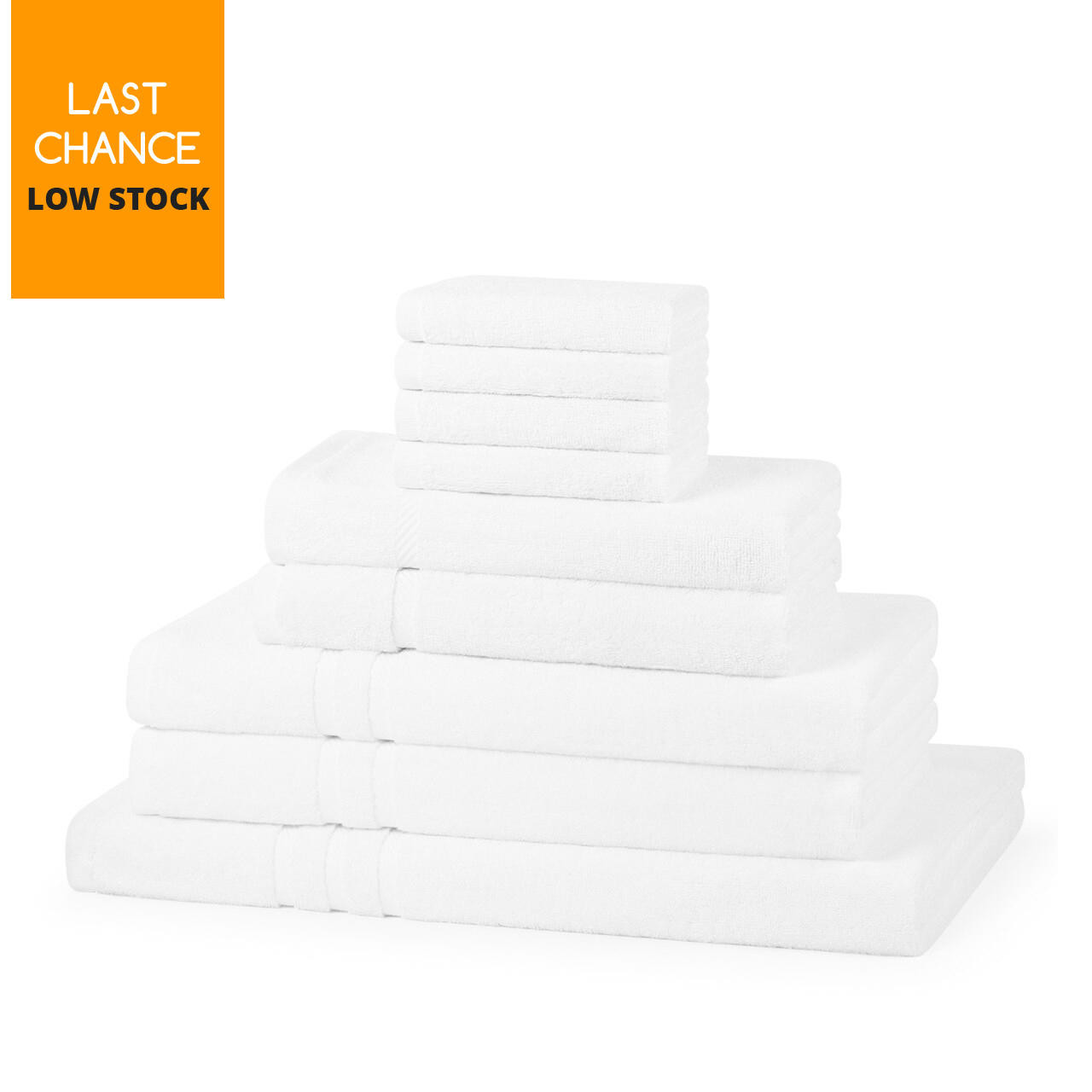 600GSM Luxury Royal Egyptian Double Yarn Bath Sheets White