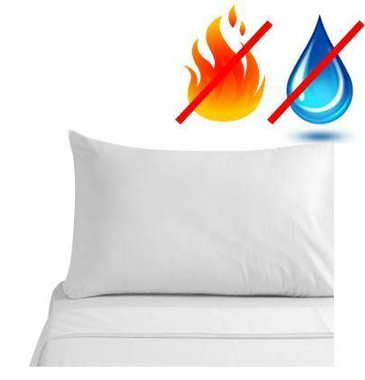 Waterproof Flame Retardant PU Pillows Premium Range The Towel Shop