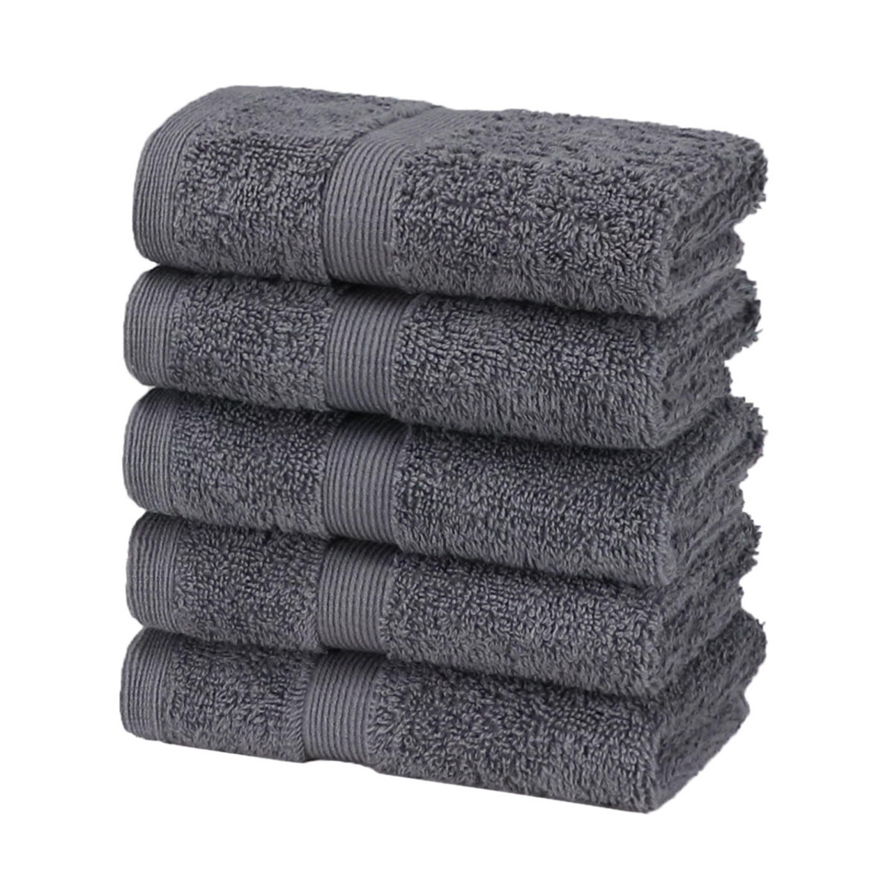 4 pcs Luxury soft Hand Towels 100% Egyptia Cotton 600gsm size 50x90cm 