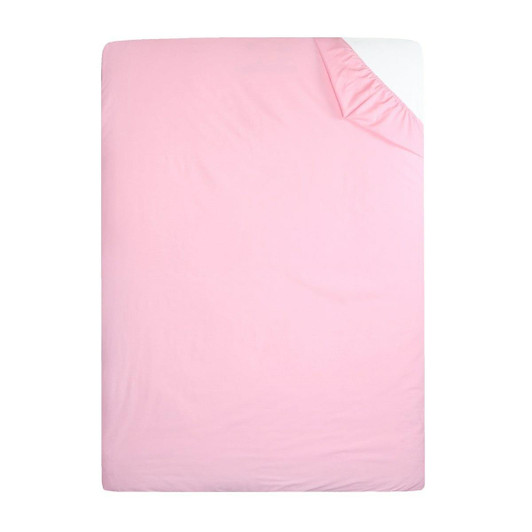 Single Piece Pink Flame Retardant Fitted Sheets 68 Pick Polycotton BS 7175 - Single Single Piece Pink Flame Retardant Fitted Sheets 68 Pick Polycotton BS 7175 - Single