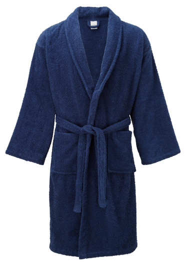 Brentfords Luxury 100% Cotton Dressing Gown - Blush Pink