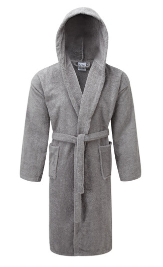 BOSS  Organiccotton dressing gown with embroidered logo