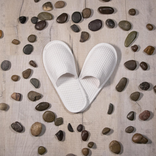 Cotton terry slippers hot sale