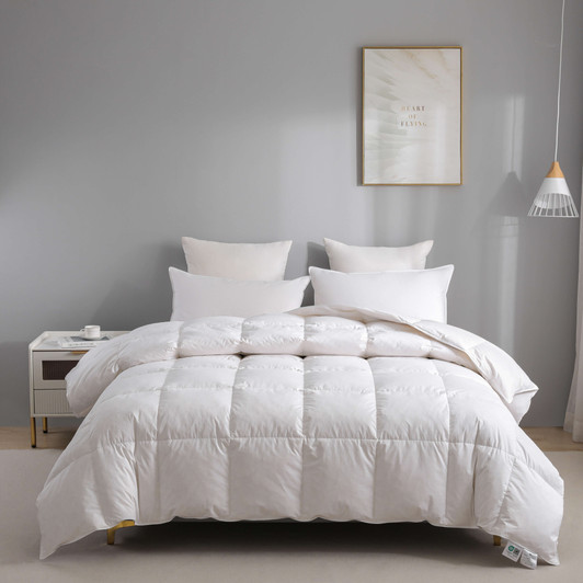 13.5 Tog Goose Feather Down Duvet OekoTex Certified The Towel Shop
