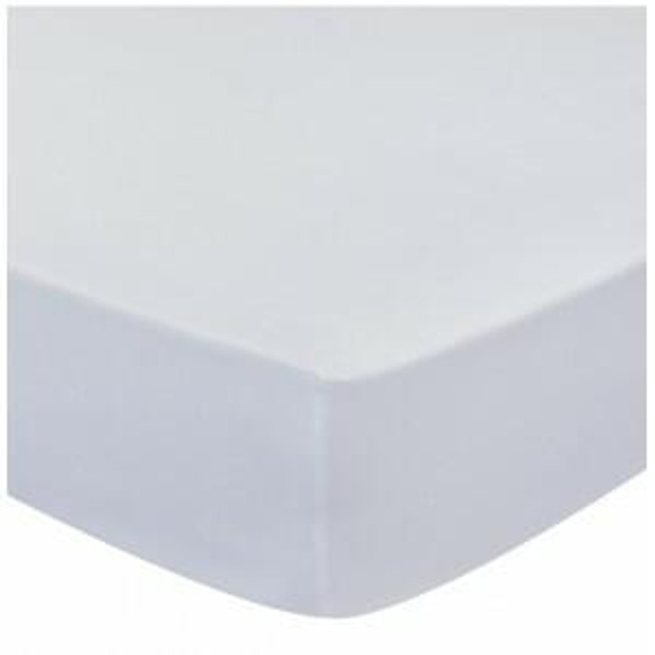 4ft Bed White Easy Care Fitted Sheet - Poly Cotton