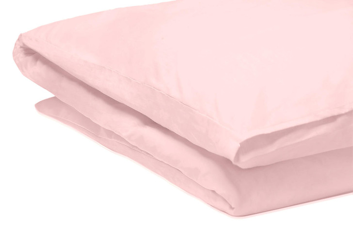 Light Baby Pink Easy Care Duvet Cover Polycotton - Single