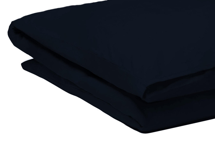 Navy Blue Easy Care Duvet Cover Polycotton - Single