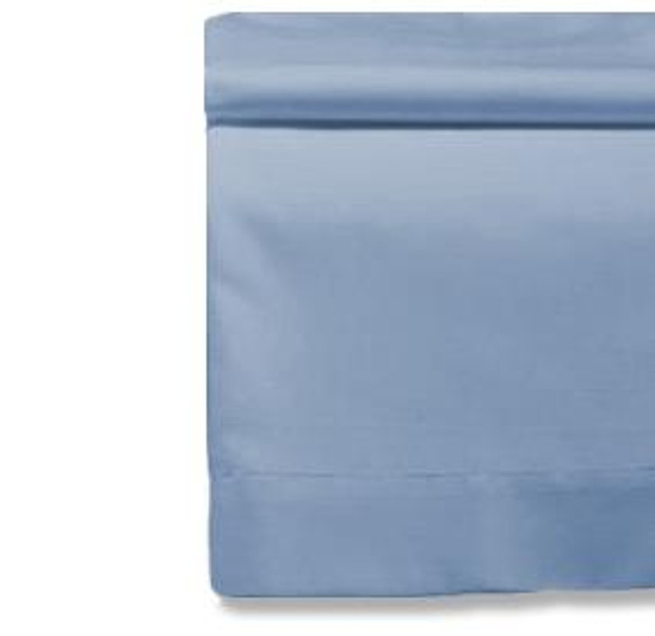 Pack of 5 Light Blue Flame Retardant Flat Sheets 68 Pick Polycotton BS 7175 - Double