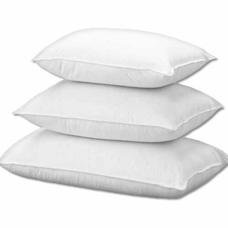 Pack of 2 Easy Care White Percale Pillowcases 200 Thread Count Size Oxford Style