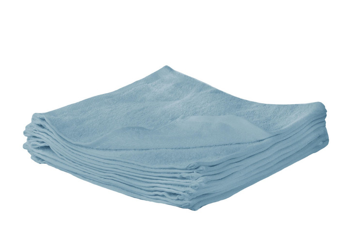 Sky Blue Face Cloth Soft Cotton Royal Egyptian Flannel 30x30cm - 500 GSM