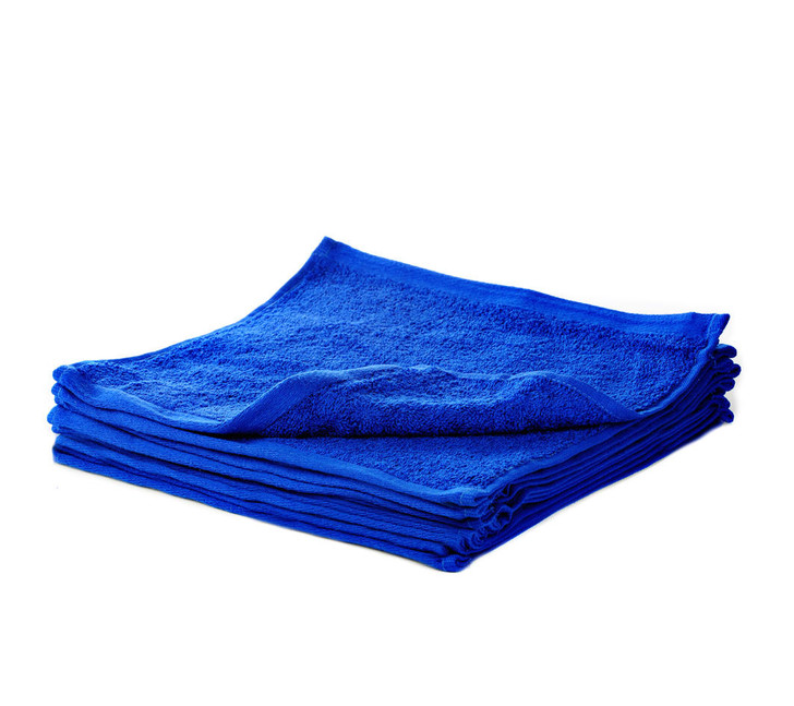 Royal Blue Face Cloth Soft Cotton Royal Egyptian Flannel 30x30cm - 500 GSM