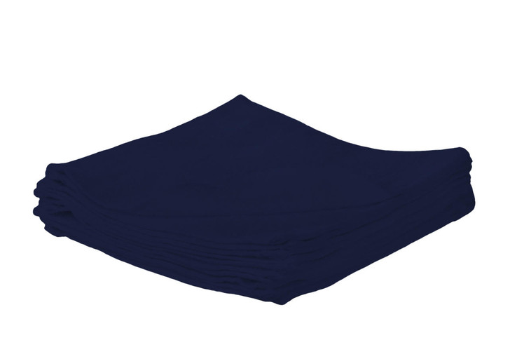 Navy Blue Face Cloth Soft Cotton Royal Egyptian Flannel 30x30cm - 500 GSM