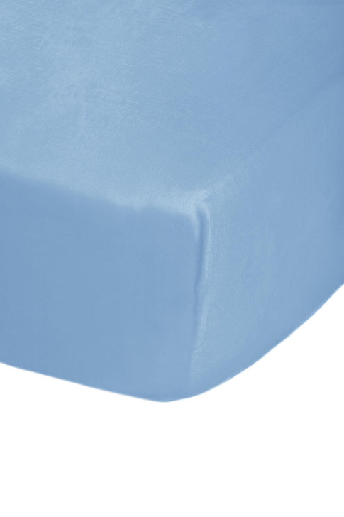 Single - Light Sky Blue Fitted Sheets Easy Care 68 Pick Polycotton