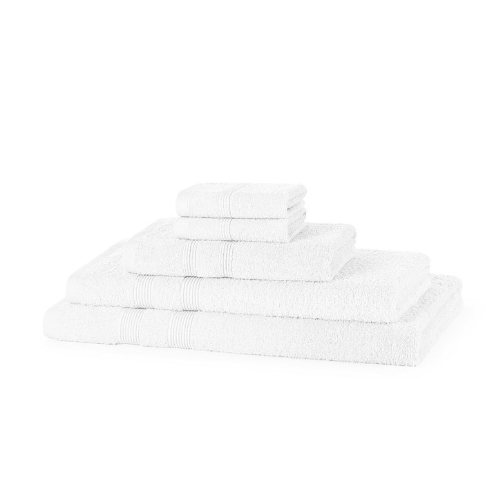 5 Piece 500GSM Towel Bale - 2 Face Cloths, 1 Hand Towel, 1 Bath Towel, 1 Bath Sheet