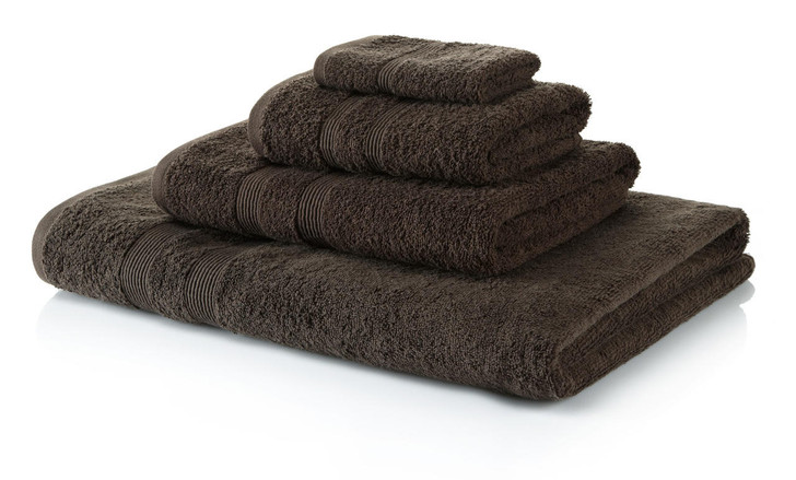 Chocolate Brown Bath Sheet Egyptian Collection 500 GSM Cotton - 90x150cm