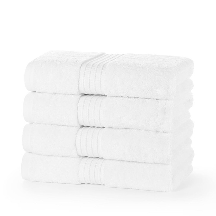 Egyptian Collection 700 gsm White Hand Towels - Pack of 6