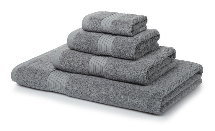 Egyptian Collection 700 gsm Silver Hand Towels - Pack of 6