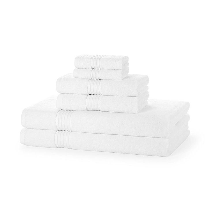 6 Piece 700GSM Towel Bale - 2 Face Cloths, 2 Hand Towels, 2 Bath Sheets