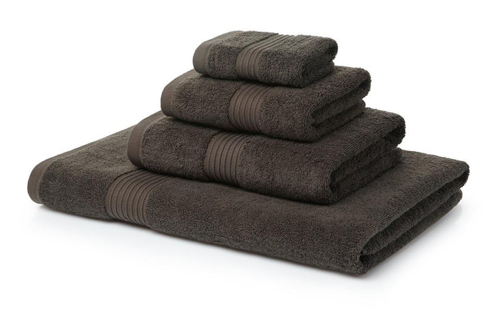 5 Piece Chocolate Brown Towel Bale 700GSM - 2 Face Cloths, 1 Hand Towel, 1 Bath Towel, 1 Bath Sheet