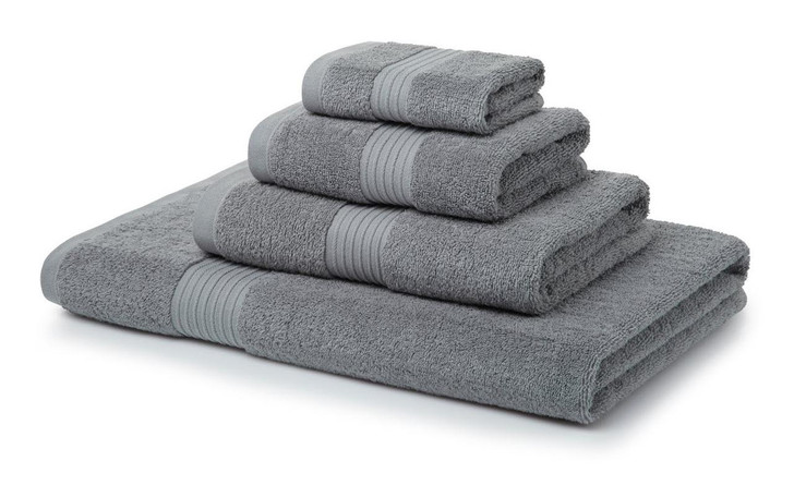 White and silver bath towels sale