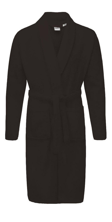 Black - Dressing Gowns Terry Towelling