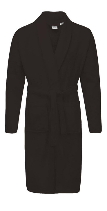 Black - Dressing Gowns Terry Towelling