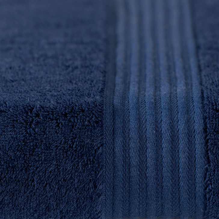 700 GSM Ultimate Bamboo Navy Blue Bath Sheet - Single Piece97cm x 150cm