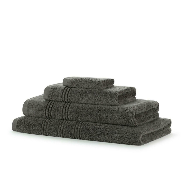 6 Piece 600GSM Zero Twist Towel Bale - 2 Face Cloths, 2 Hand Towels, 2 Bath Towels