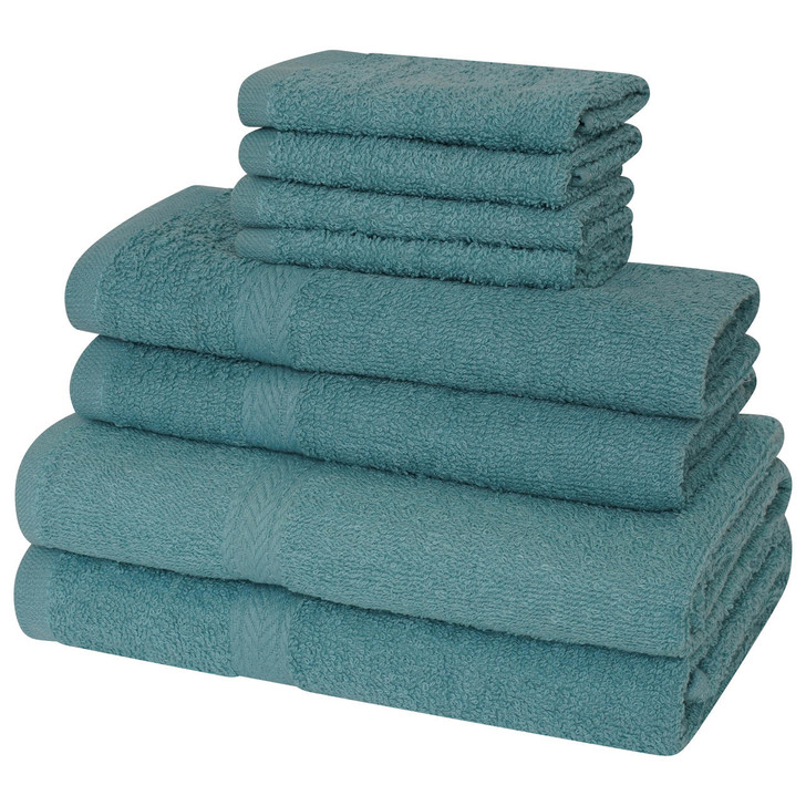 8 Piece 450GSM Value Range Towel Bale - 4 Face Cloths, 2 Hand Towels, 2 Bath Towels