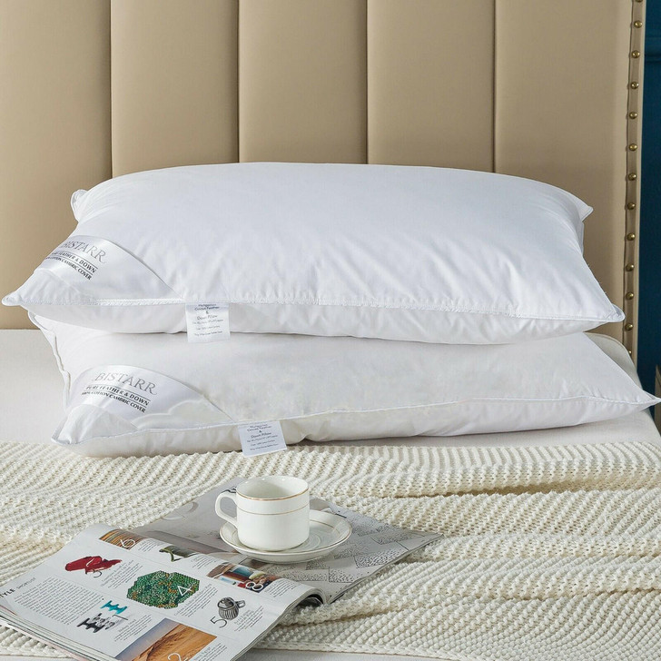 Natural Hungarian Goose Feather & Down Pillows 