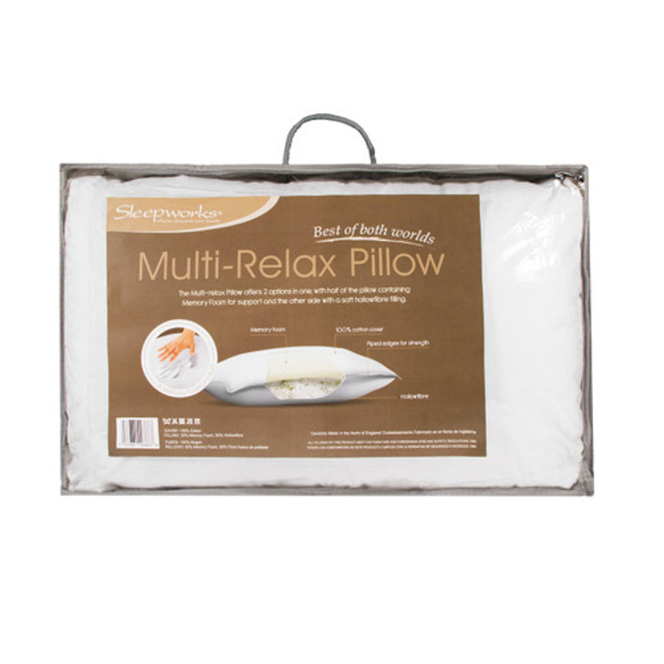 Multi-Relax Pillow with Memory Foam Support