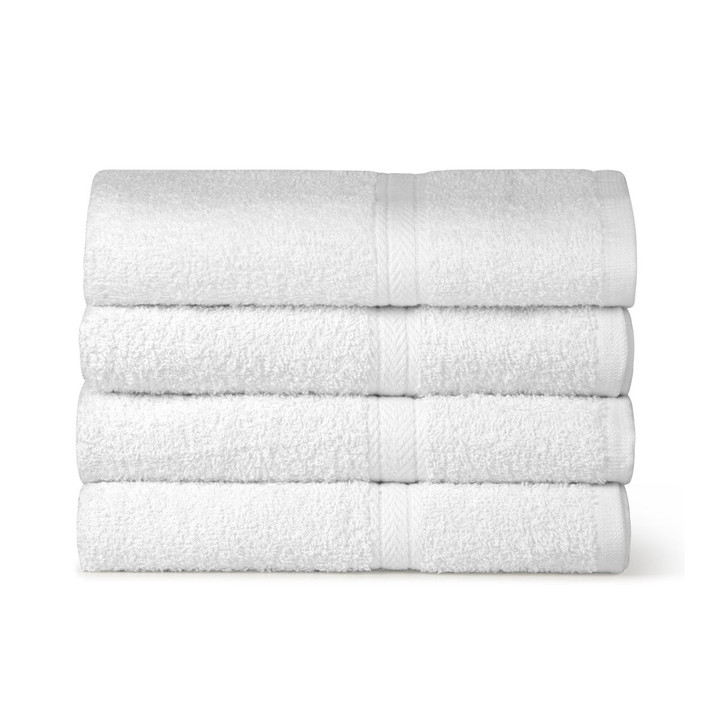 450 GSM Institutional Open End Quality Bath Towels - Cotton Rich