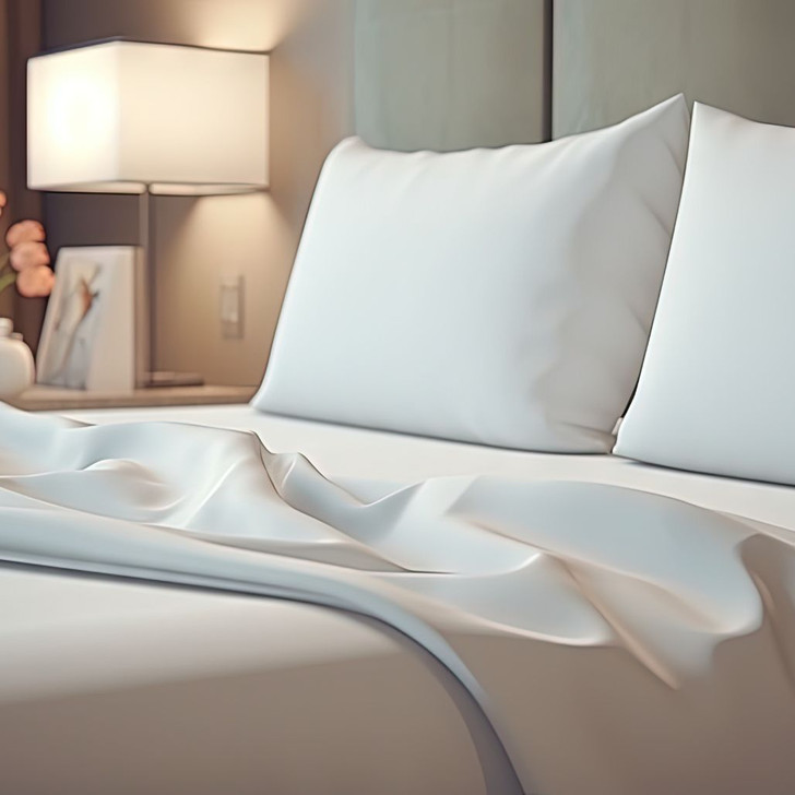 400TC Sateen 100% Cotton Buttoned Duvet Cover Sets