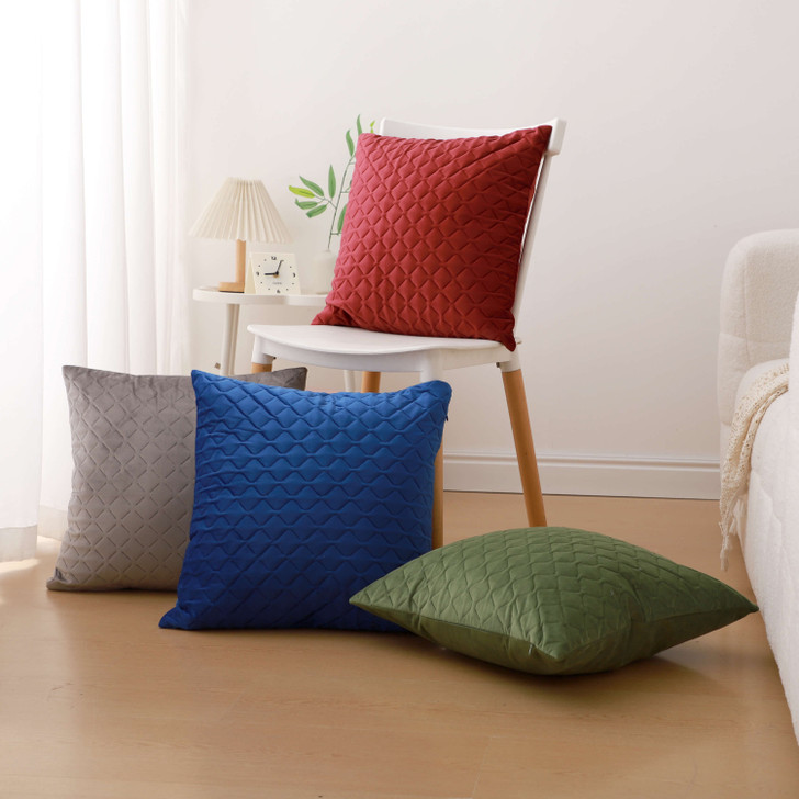 Cushion Cover for Luxury Holland Velvet Bed Runner (45x45 cm)
